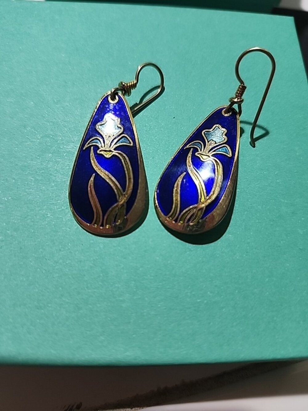 Laurel Burch Wild Iris Earrings